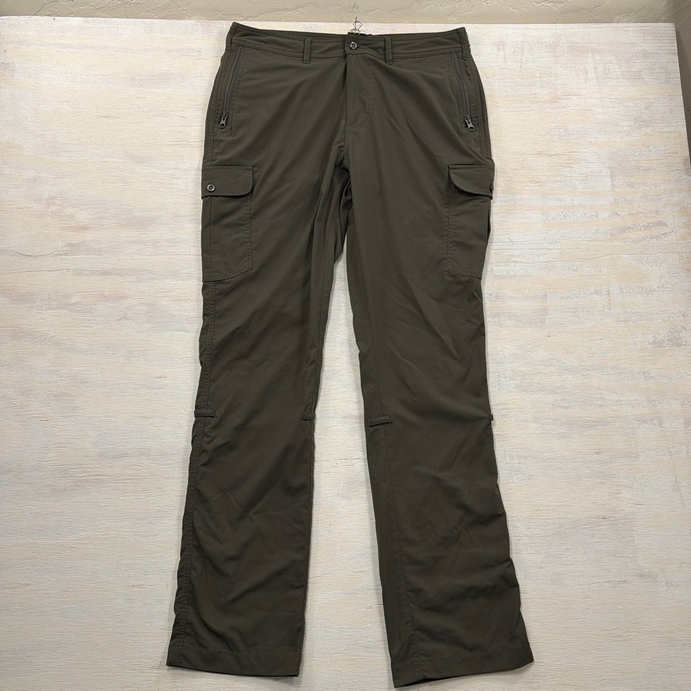 Clothing Arts Pants P^cubed Pick-Pocket Proof 10 Travel Cargo Grey Womens